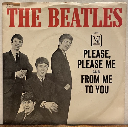 RARE VG+ Rock 45 THE BEATLES Please Please Me VEE-JAY listen WITH PICTURE SLEEVE