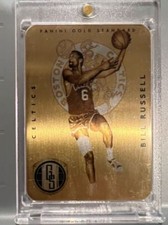 Trading Card Panini Gold Standard Bill Russell NBA Basketball Boston Celtics
