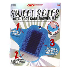 Onyx Professional Sweet Soles Total Foot Care Shower Mat New 70470