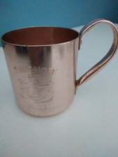 Vintage SMIRNOFF MULE Vodka MUG 50´S Red ALUMINIUM Jarra Aluminio Ceffo Chope 
