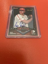 2015 Bowman AFLAC/Under Armour All-American Game /200 Alex Verdugo #18 Auto