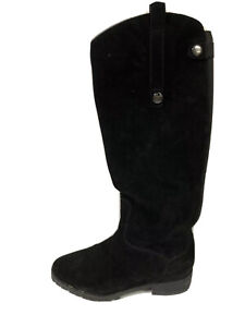 black knee high waterproof boots