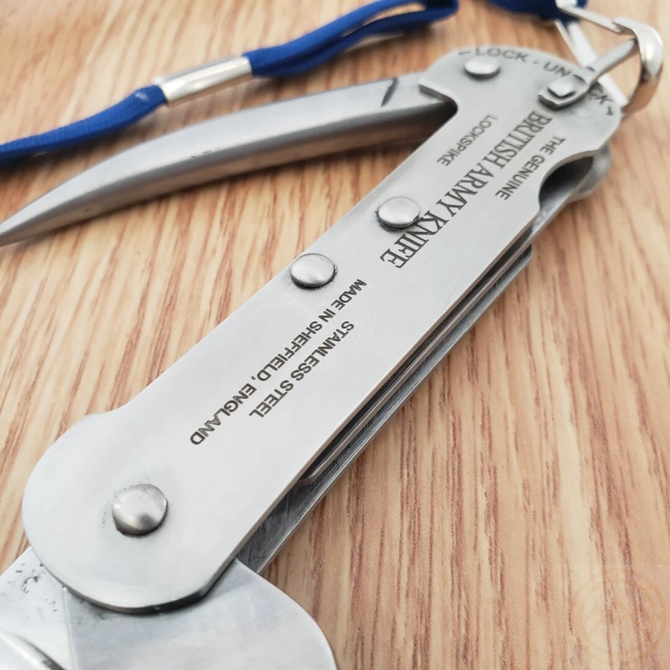 J. Adams Sheffield England Gen British Army Pocket Knife Stainless Blade Steel - Image 4 of 4