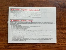 Fortress (missing cover) Nintendo Gameboy Advance Instruction Manual Only