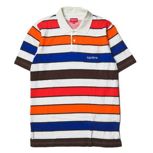 supreme striped polo