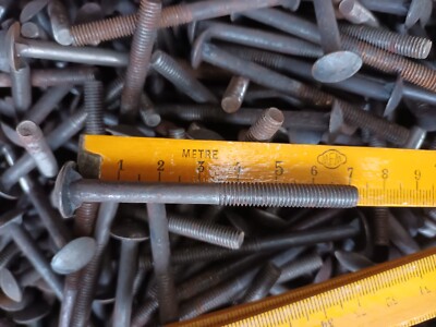 Lot De 40 Vis Tête Bombée 6 X 70 Mm - Ancien Stock Neuf - Idéal Banc, Volet