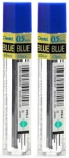 PENTEL 0.5 REFILL, BLUE LEAD, 2 TUBES (24 STICKS)