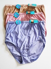 3 Vanity Fair Illumination Brief Panty Multi 13109 Sz 6/M - NWT