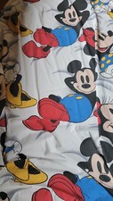 Vintage Wamsutta Big Mickey and Minnie Mouse Walt Disney Co Twin Flat Sheet