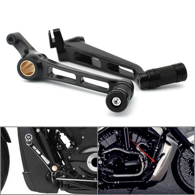 Bremsschalthebel-Pedal Pegfür Harley V-Rod Muscle Night Rod VRSC 2007-17 Schwarz
