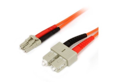 FIBLCSC2 StarTech.com 2M Multimode 62,5/125 Duplex LWL Patchkabel LC - SC - M