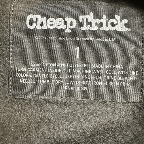 NWT Torrid Plus Size Black Cheap Trick Cozy Fleece Sweatshirt -Size XL - 14-16 - Picture 4 of 7