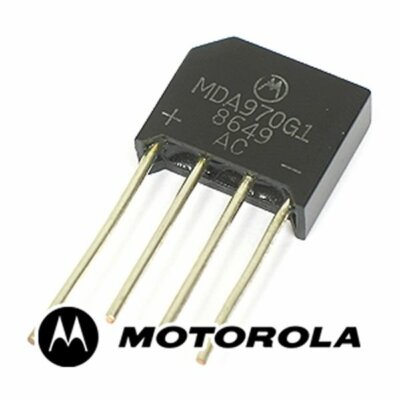 2X - Motorola MDA970G1 50V 4Amp Bridge Rectifier