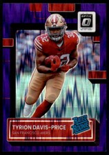 2022 Donruss Optic #226 Tyrion Davis-Price Purple Shock