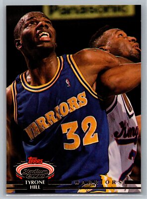 Tyrone Hill 1992-93 Stadium Club BASKETBALL #42 Golden State