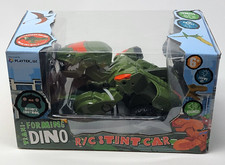 Playtek Transforming DINO Dinosaur R/C STUNT Car Toy Brand New Toys Green