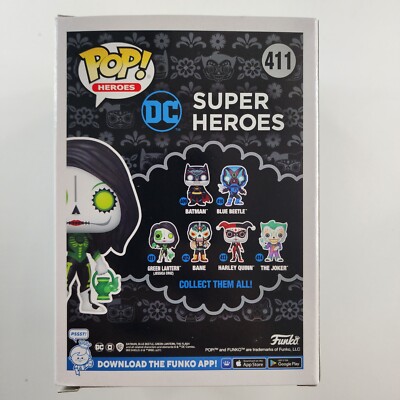 Funko POP Sugarskull Jessica Cruz Green Lantern 411 DC Dia De Los