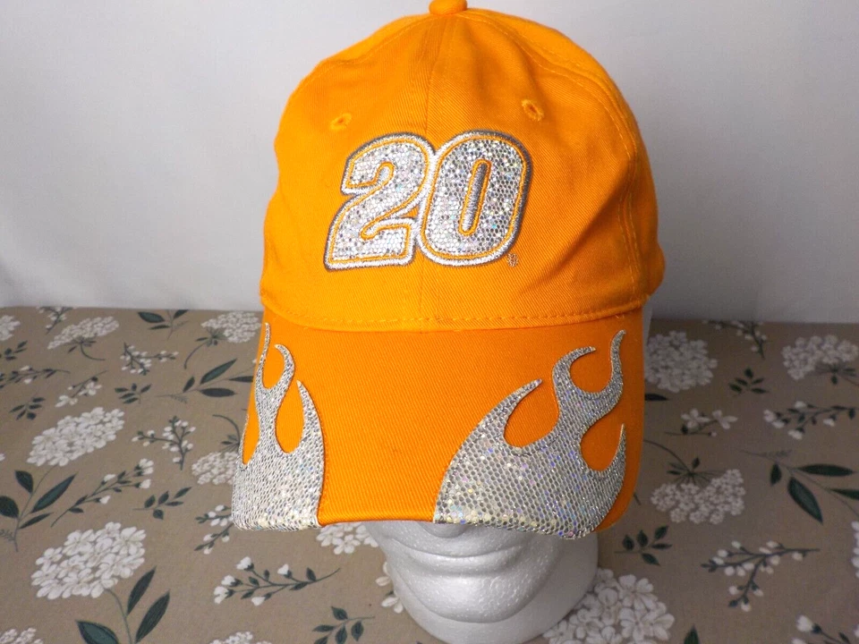 Tony Stewart #20 Girls Orange Sinch Strap Ball Cap (0833-18) - Image 2 of 4