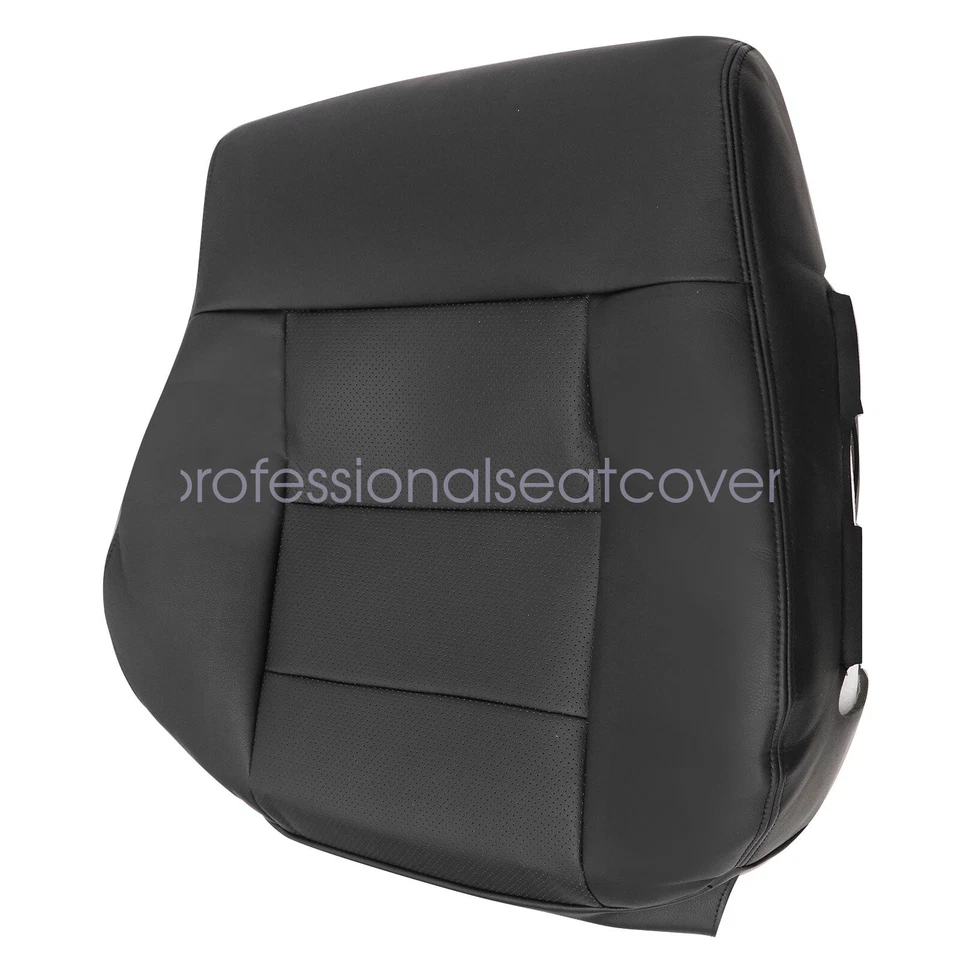 Cubierta de asiento inferior y superior negra para Mercedes Benz W212 E350 2010-2016 Foto 3 de 4