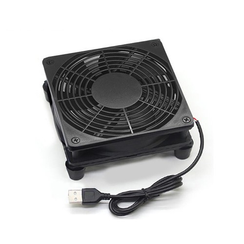 120mm 5V USB Powered PC Router Dual Cooling Fans w/Speed Controller High Fan AU - Picture 15 of 17