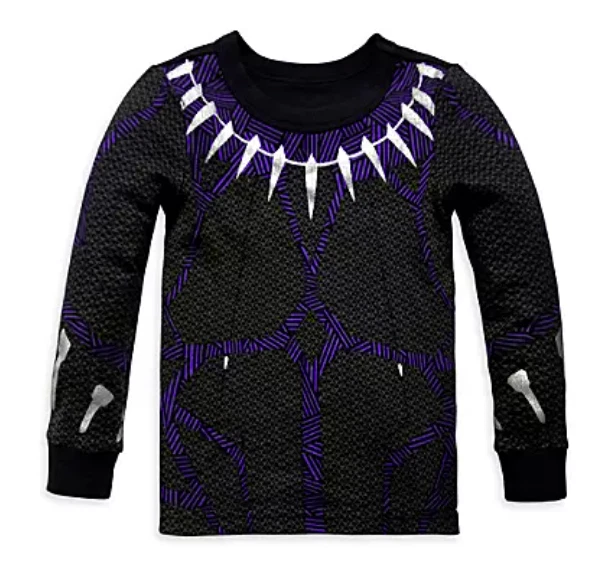 NUEVO Pijama Disfraz Pantera Negra PJ Pal Disney Store Talla 5 Nuevo Con Etiquetas Foto 2 de 4