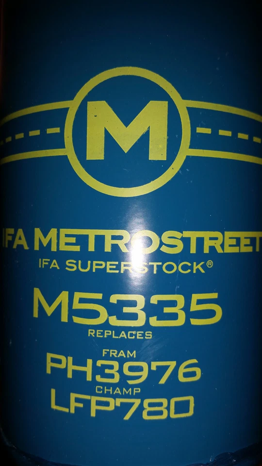 FILTRO DE ACEITE M5335 PARA DODGE RAM 5.9L 6.7L DIÉSEL -CAJA DE 12 -SUSTITUYE 05083285AA Foto 3 de 4