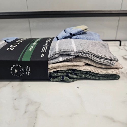 Paquete de 6 calcetines informales GoldToe para hombre talla 6-12,5 punta reforzada absorbente - Imagen 21 de 71