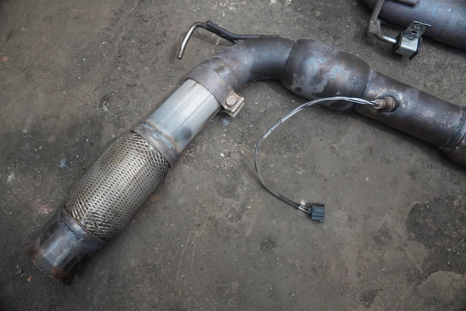 Set 2 Exhaust Muffler Silencer Long Pipe Flexider 221442 Dodge Viper SRT10 2005 - Изображение 2 из 4