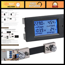 DC 8-100V 0-100A Amp Meter Voltmeter Battery Monitor  100A Shunt Kit