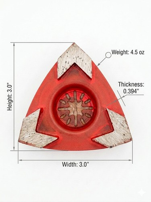 #ad ​Oscillating Multitool Diamond Grinding Pad for Corners amp; Edges – 16 Grit SB $32.99