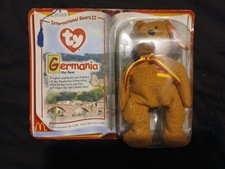 McDonald's Ty International Bears II Beanie Baby Germania Bear