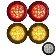 All Star Truck Parts 2 Round Amberred 13 Led Light Side Marker Clearance Clear All Star Truck Parts 2 Round Amberred 13 Led Light Side Marker Clearance Clear