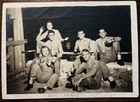 GAY WWII Soldiers Photo of 6 Men Very Chummy! Drinking — photo 1