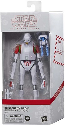 Hasbro Star Wars Black Series (6'') KX Security Droid (Holiday Edition) Neu/OVP