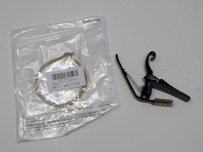 Kyser Capo Black - For Acoustic ,Electric, Or Bass Guitar Nice With Strings