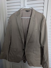 Banana Republic Tan Suit Jacket 44 Regular Slim Fit
