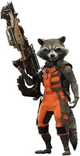 Movie Masterpiece Guardians of the Galaxy Rocket Plastic Action Figure Hot Toys