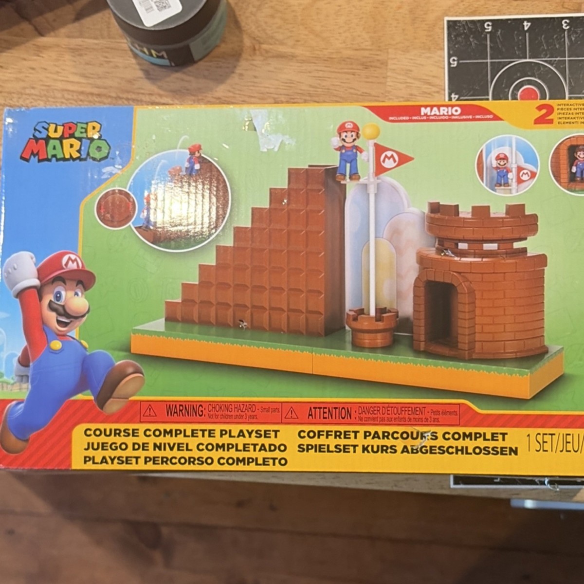 JAKKS Pacific Super Mario Bros. Mario Luigi Playset Castle