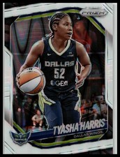 2025 Panini Prizm WNBA #130 Tyasha Harris White Seismic Prizms