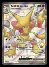 Alakazam ex 215/091 Paldean Fates Double Rare Holo Lightly Played on eBay
