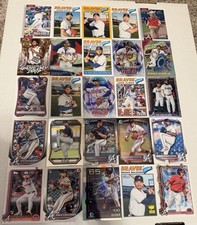 Atlanta Braves Baseball 25 Card Team Lot - Rookies, Acuna, Baldwin, Fuentes!