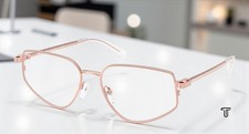 MICHAEL KORS MK3088 1108 Mendoza Rose Gold Shiny Demo Lens 56 Women's Eyeglasses