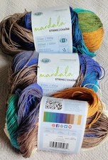 Mandala String Yarn 3 Skein Lot - Country Campagnard