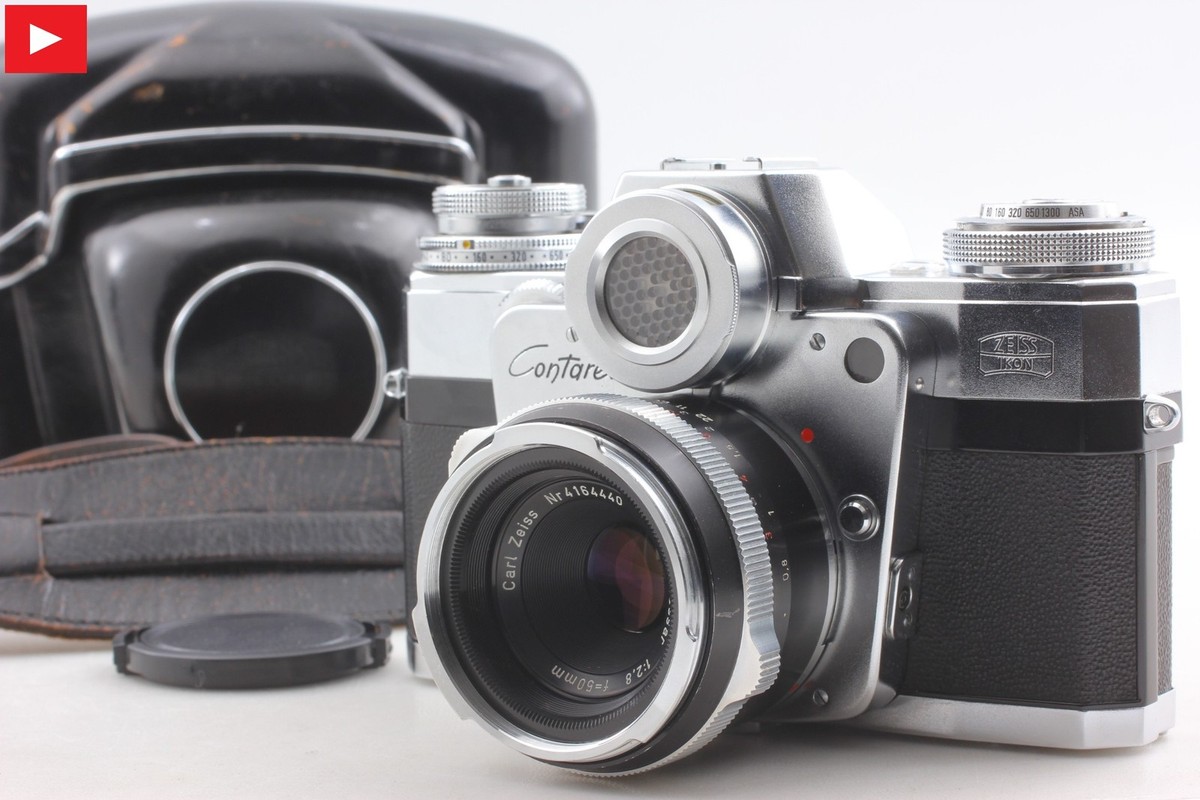 Almost MINT】 ZEISS Contarex I Bullseye Film Camera Tessar 50mm f