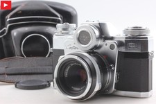   Almost MINT  ZEISS Contarex I Bullseye Film Camera Tessar 50mm f/2.8 from JAPAN