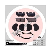 BremsbeläGe Vorne FüR Ax C15 Zx Peugeot 106 Ii 205 306 Zimmermann