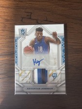 2023-24 Topps Royalty Relic Signatures Keyontae Johnson Patch Auto /25