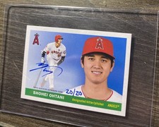 2020 Topps Archives - 1955 Topps Shohei Ohtani Mini Auto /20 #7