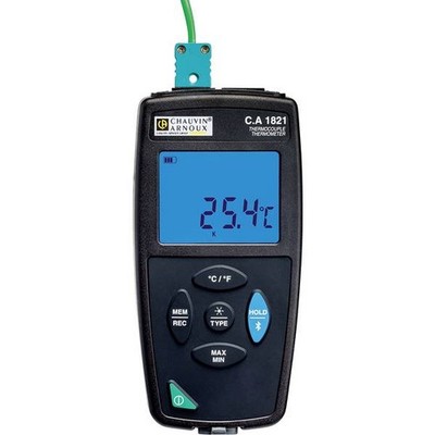 Chauvin Arnoux P01654821 A.C. 1821 Thermometer -200 - 1372 °C Sensor Type J, K,
