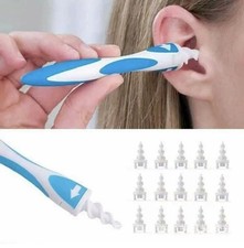 Image of Ear Wax Cleaner Smart Removal Soft Spiral Swab Earwax Remover Tool Safe Earpick